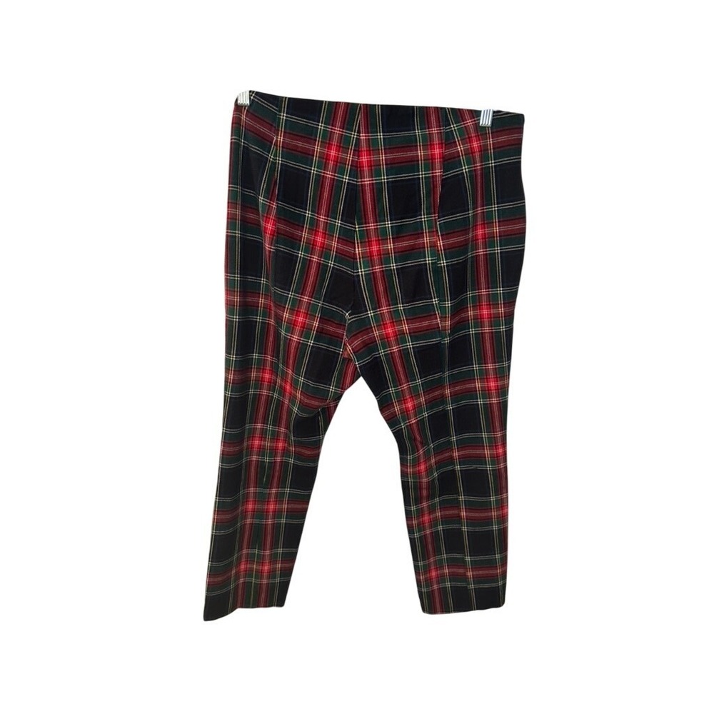Old Navy Plaid Pixie Skinny Pants Women's Size 16 Extra High Rise Secret Pockets - Picture 2 of 7